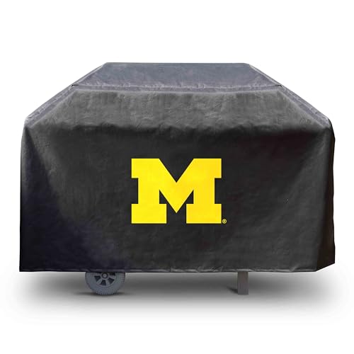 Michigan Wolverines Grill Cover - Heavy-Duty, 68 in x 21 in x 35 in