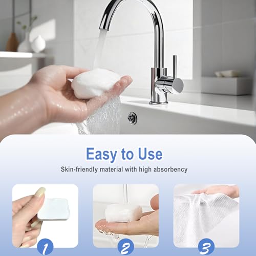 30-Pack Compressed Disposable Towels - Thickened Plant Fiber Washcloths