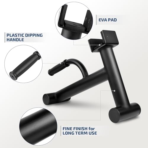 Lovind Deadlift Jack Barbell Stand 600lbs Capacity for Weightlifting Home Gym