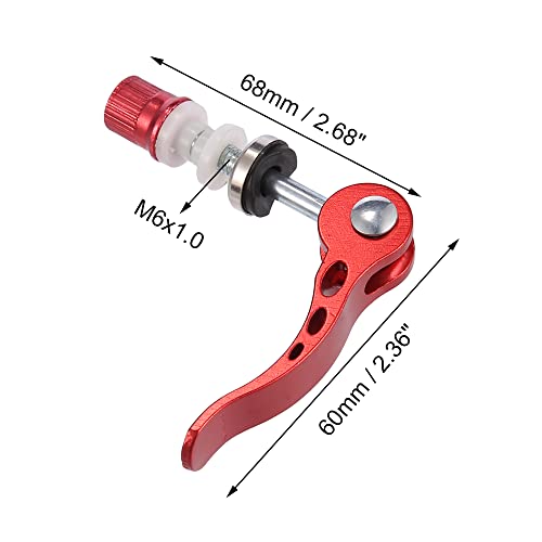 Bicycle Seat Post Quick Release Pin Skewer - 6mm, 2pcs
