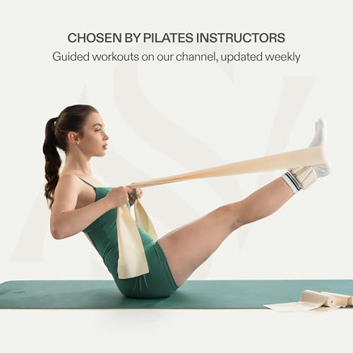 Complete Pilates Set with Ring, Ball, Weights & Bands - Ivory