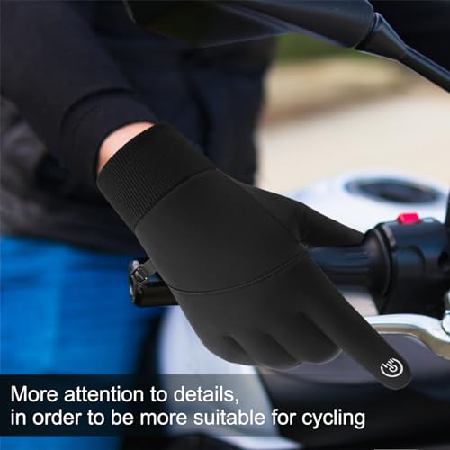 Windproof Water-Resistant Thermal Cycling Gloves - Medium