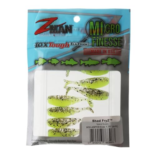 Shad Fryz 1.75" Swimbait - Space Guppy, 8 Pack