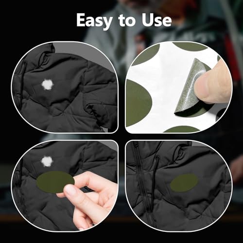Self-Adhesive Nylon Repair Patch for Down Jackets & Tents - Olive