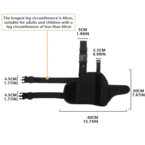 Tactical Toy Pistol Leg Holster - Adjustable Thigh Strap for Kids