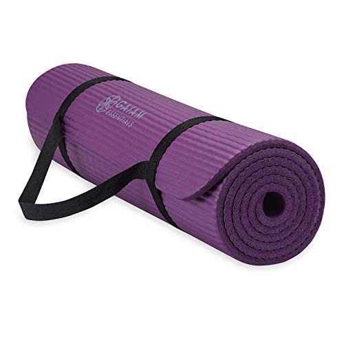 Extra-Thick Non-Slip Yoga Mat with Carrying Strap - 72" x 24"