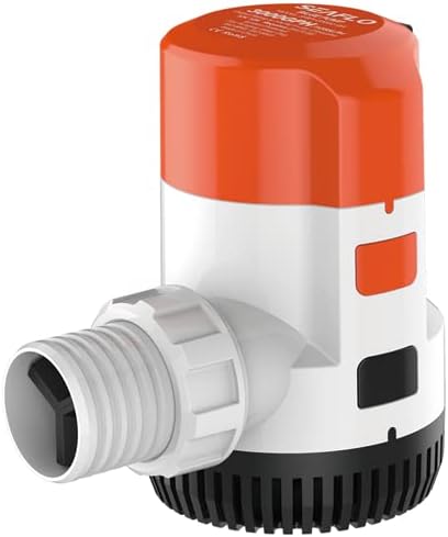 SEAFLO 13A Series 4700 GPH Non-Automatic 12V Bilge Pump - High Flow Rate & Durable Design