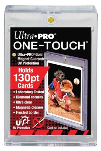 130pt Magnetic Trading Card Holder - UV Protection for Thick Relic Cards