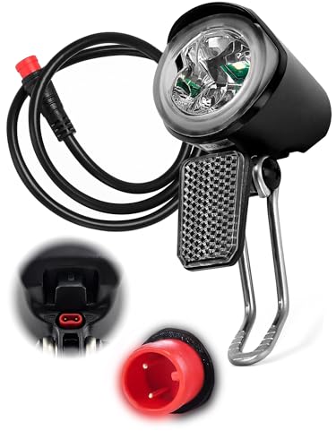 DIMROM 2-Pin Waterproof Ebike Headlight Connector 6-60V for LED Front Lights