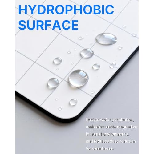 Large Size Magnetic Project Mat SHOWPIN Small Parts Work Mat with A Board Marker - Preventing The Small Screws from Getting Lost and Unorganized (9.8x11.8 inches)