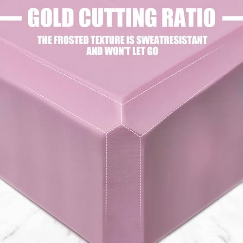 Yoga Blocks - 2 Pcs Foam Blocks for Meditation & Stretching - Pink