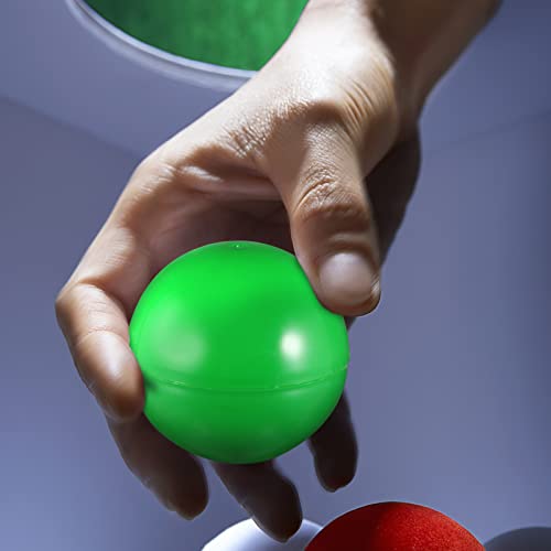 VOSAREA 25pcs 4cm Green Raffle Balls Hollow Bingo Balls for Party - Medium