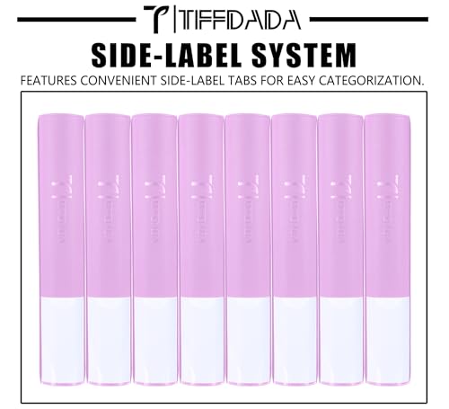 TIFFDADA 20-Pocket Card Binder Holds 2000+ Cards with Purple Cover (Light Purple)