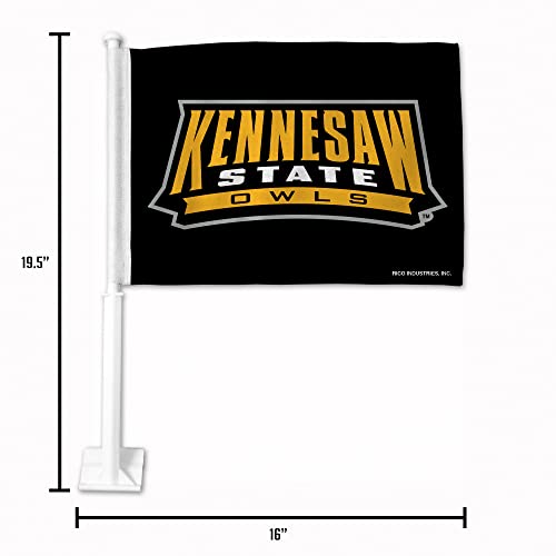 North Carolina State Wolfpack Double-Sided Car Flag - Polyester