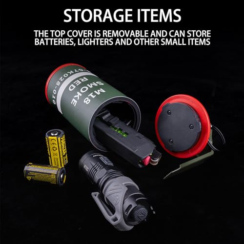 Airsoft Dummy Grenade Toy - Red & Green Tactical Props