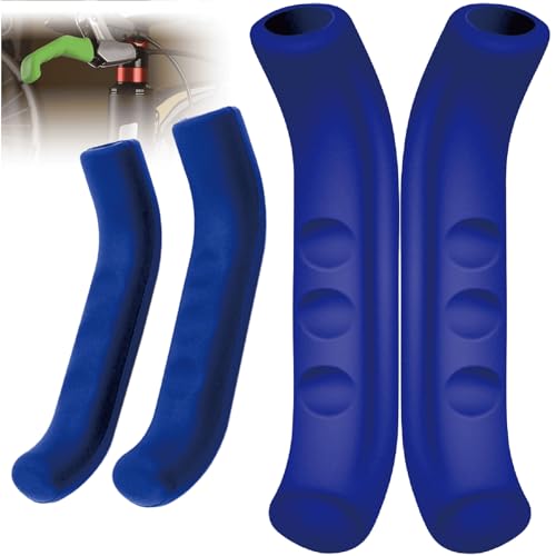 Silicone Brake Lever Covers for Mountain Bike - Blue