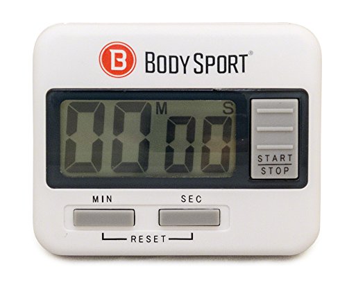 Digital Timer Stopwatch for Fitness & Exercise - Battery Operated