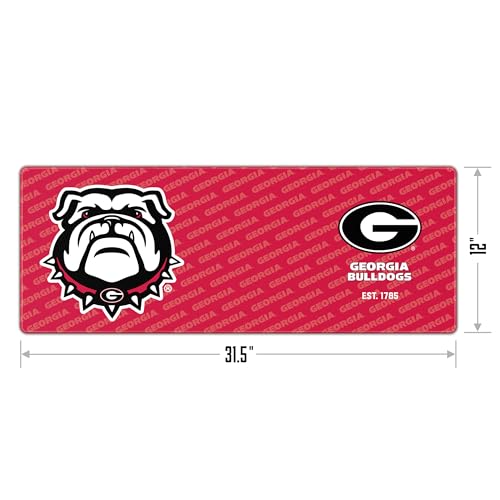Georgia Bulldogs Desk Pad - Water Resistant, Non-Slip, 31.5" x 12"