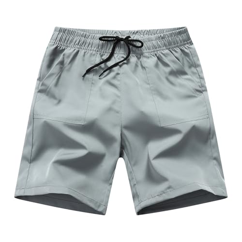 ZooYung 5T Toddler Boys Running Shorts Grayblue Quick Dry Lightweight Athletic