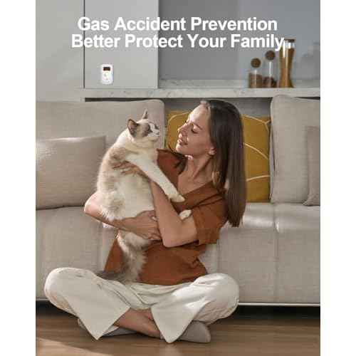 Carbon Monoxide Detectors Plug in, Phsmont Portable CO Detectors with Digital LED Display for Home and Travel, Test Button