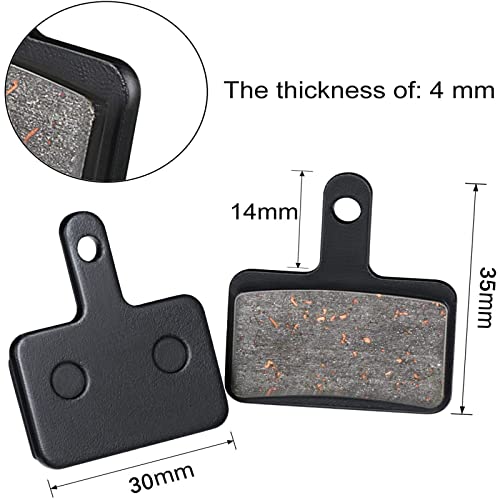 Bicycle Brake Pads - 4 Pairs for TRP & Shimano