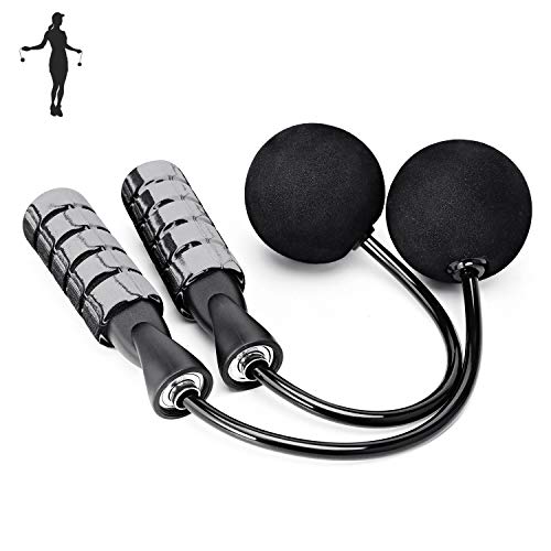 Adjustable Weighted Ropeless Jump Rope for Fitness - B-Grey