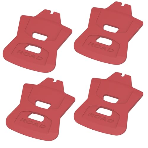 Disc Brake Pad Spacer Kit for SRAM Road - 4pcs Red