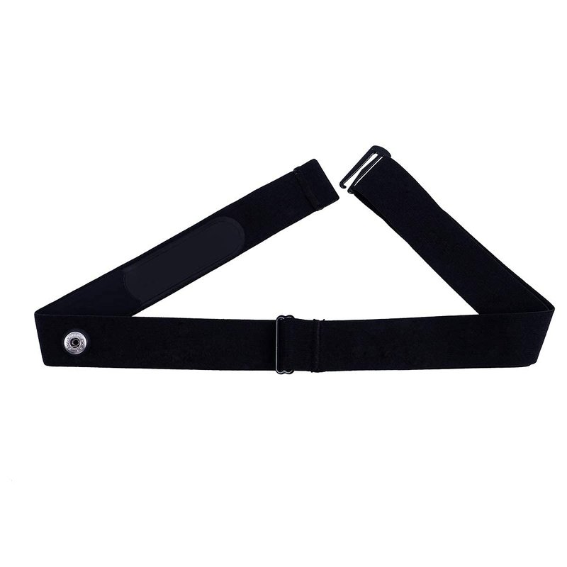 XUXIN Heart Rate Monitor Chest Strap Replacement Exercise Strap Compatible with Wahoo Tickr Polar H10 H9 H7 Garmin HRM Coospo Heart Rate Monitor Replacement Chest Strap(Black, M-XXL)