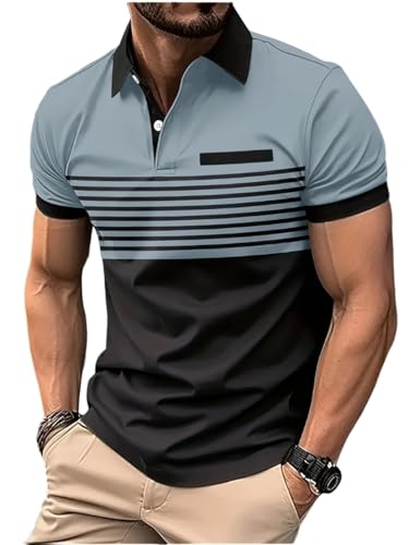 Men's Golf Shirt - Short Sleeve Casual Work T-Shirt