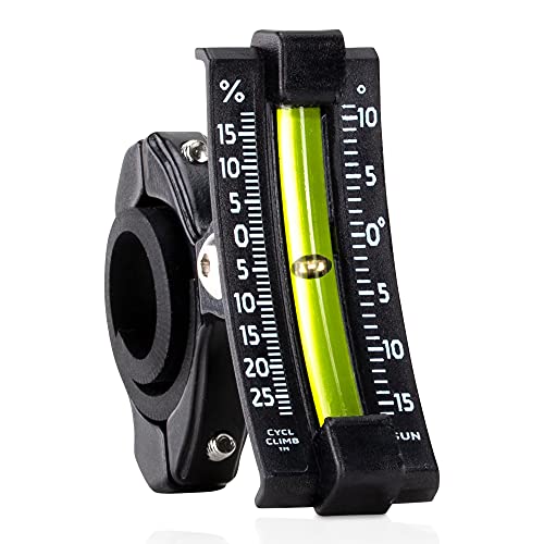 Bike Inclinometer - Handlebar Slope Meter for Bicycles