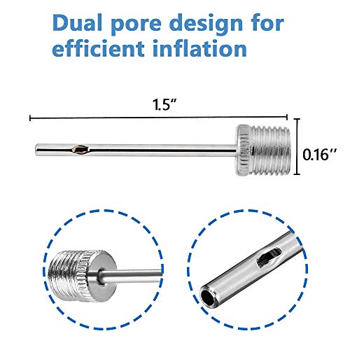 35pcs Stainless Steel Ball Pump Needles with Portable Storage Case