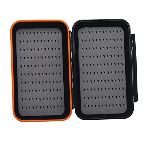 Double-Sided Foam Insert Fly Box - Grey Fishing Fly Box