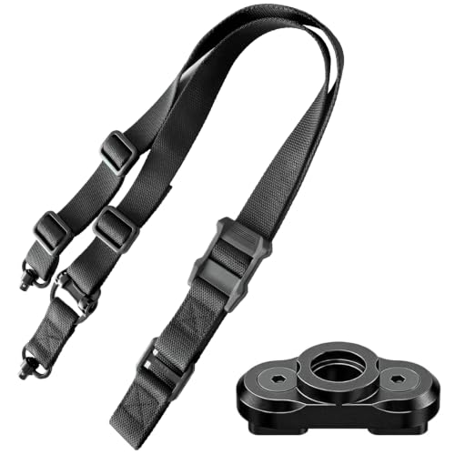 Two-Point & Traditional Sling Quick Adjust Loop with M-Rail Mount Black