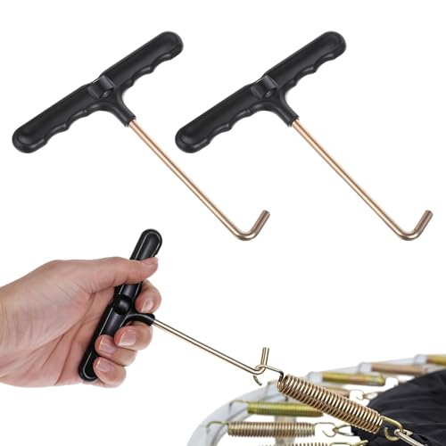 Trampoline Spring Puller Tool - 2PCS T-Hook for Easy Grip