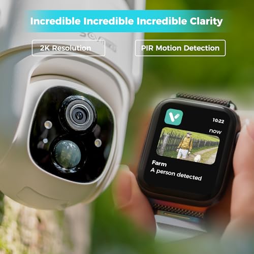 SOVMIKU C1 4G LTE Cellular Security Camera Wireless Outdoor, $14.9/Month for Unlimited Data, Easy to Setup, IP65 Waterproof, No Wi-Fi Surveillance Cam Two Way Audio, Color Night Vision, 32GB Included