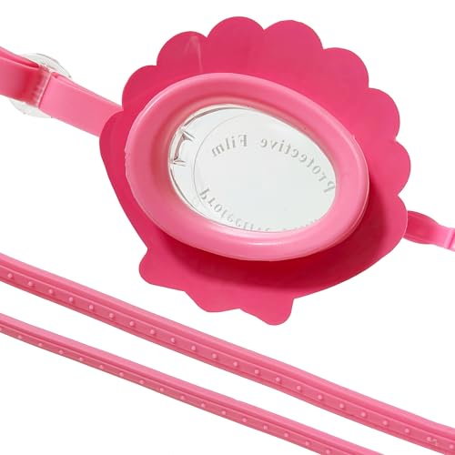 Youth Mermaid-Inspired Swim Goggles - Pink, Anti-Fog, UV Protection