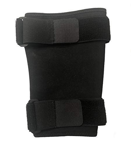 MAXTEQ AMC1 Ankle Monitor Cover for SCRAM, GPS, Alcohol Bracelets – Black Neoprene, Adjustable Straps
