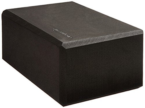 Non-Slip Yoga Blocks Set of 2 - 4" x 9" x 6" - Black