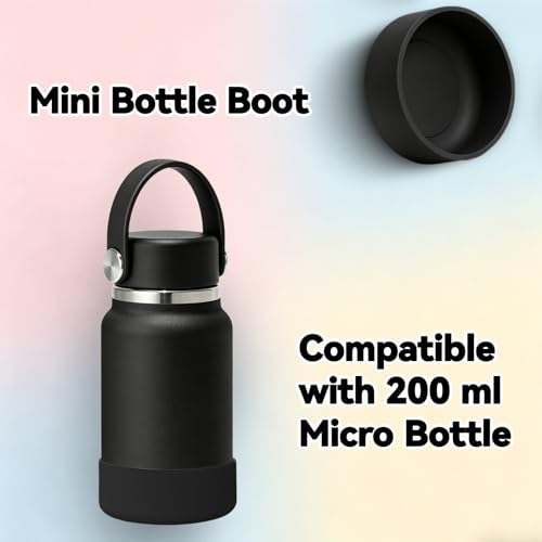 Silicone Protective Boot for 12oz and 20oz Water Bottles - Black