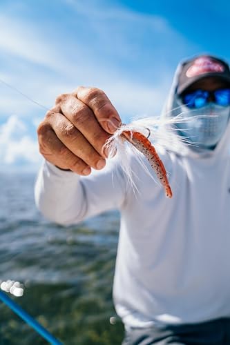Gulp! Saltwater Shrimp Soft Bait - Sugar and Spice Glow 4in