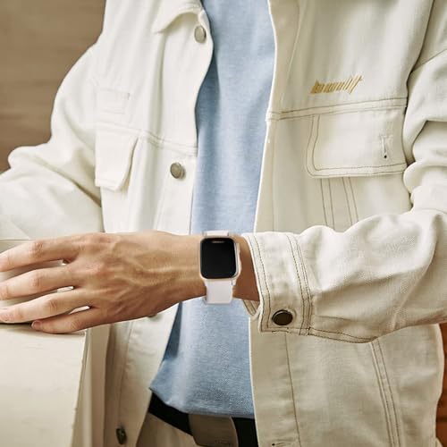 Soft Silicone Watch Band - Starlight, 18mm Sport Strap for Men & Women