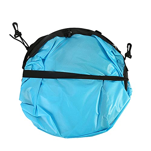 Foldable Kayak Sail with Clear Window & Storage Bag - Blue