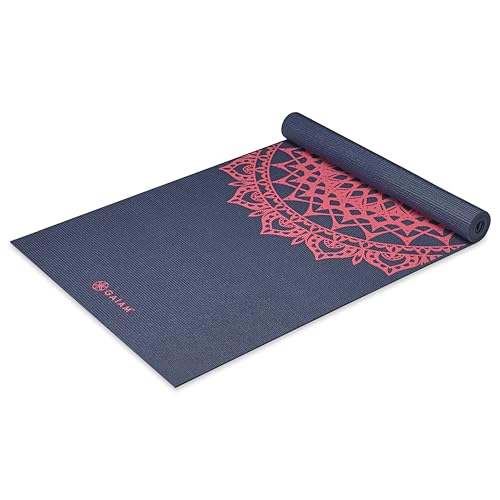Lightweight 4mm Pink Marrakesh Yoga Mat - Non-Slip Grip