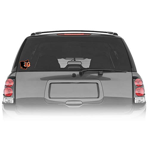 Cincinnati Bengals Home State Decal - Team Color Vinyl Sticker