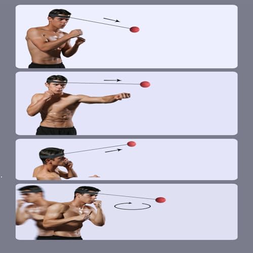 Boxing Reflex Ball Set - Improve Hand Eye Coordination & Speed