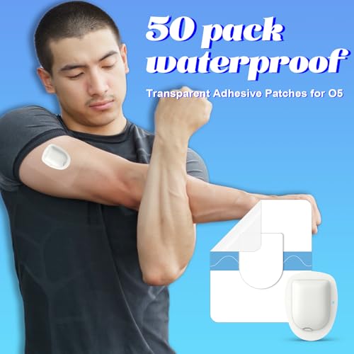 Waterproof Sticker for Omnipod 5 overpatches 50 Pack Adhesive Patches