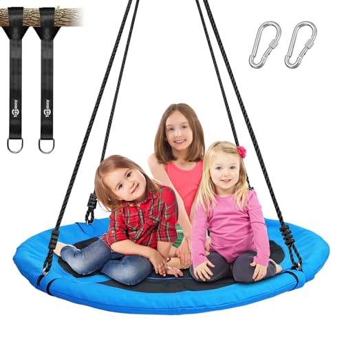40" Heavy Duty Tree Swing for Kids & Adults - Blue