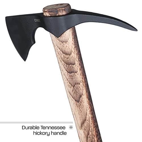 CRKT Odr Outdoor Axe with Carbon Steel Blade and Hickory Handle