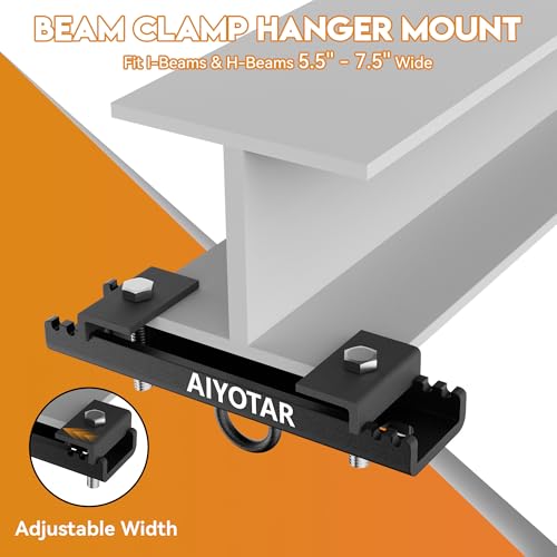Heavy Duty I Beam Clamp Hanger for Boxing MMA Gym Training & Suspension