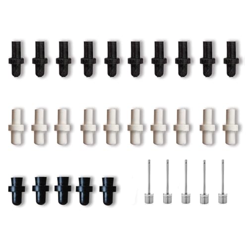 Sport Ball Inflating Valve Nozzle Replacement Kit - Set 1